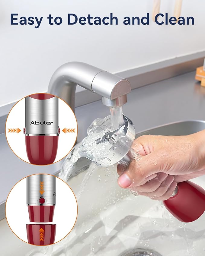 Immersion Blender Handheld 1000W 5 in 1 Corded Stick Hand Blender Kitchen with 12 Speed BPA-Free Mixing Beaker Chopper Whisk Milk Frother Perfect Emulsifier for Soup Baby Food Sauce Puree