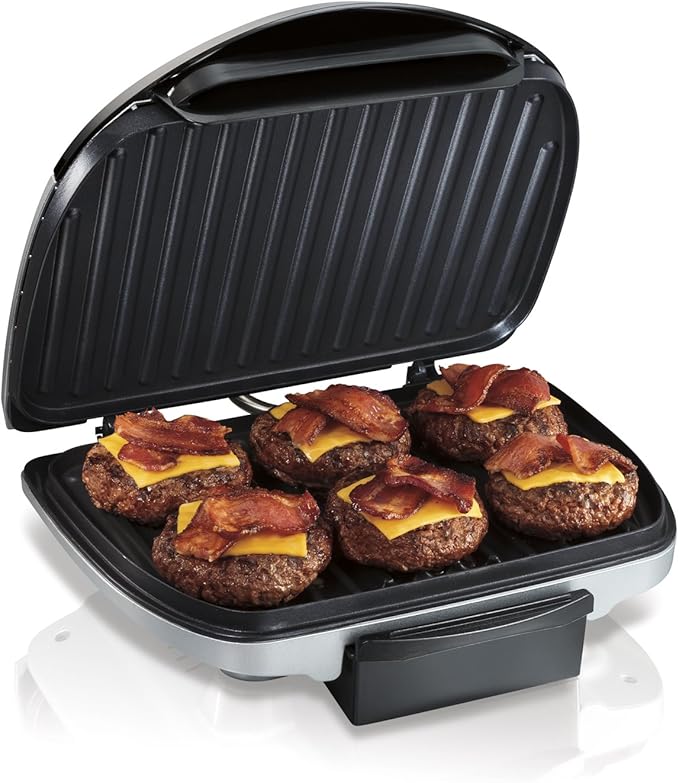 Hamilton Beach Electric Indoor Grill (25371) and Wave Action Blender (58148A)