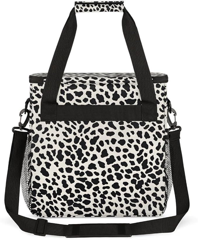 Coffee Maker Carrying Bag Leopard Pattern Single Cup Coffee Maker Travel Bag Compatible with Keurig K-Mini or K-Mini Plus Portable Storage Bag with Shoulder StrapAZ-203