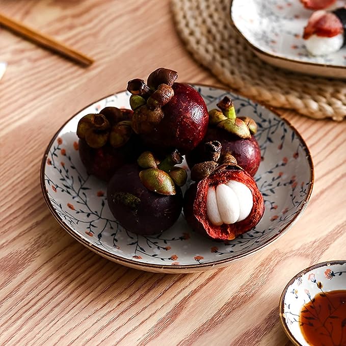 18-Pieces Retro Ceramic Dinnerware Set