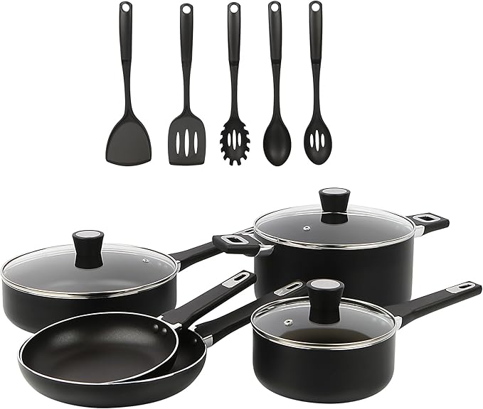SEDLAV Aluminium Non-stick Mid weight 13-Piece Cookware Set - Versatile Kitchen Essentials