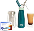 ICO 20pcs Nitrogen Cartridges N2 2g Non-Threaded Chargers and NITRO KAFO Nitro Coffee Maker &amp Cold Brew Maker 1 Pint/0.5L