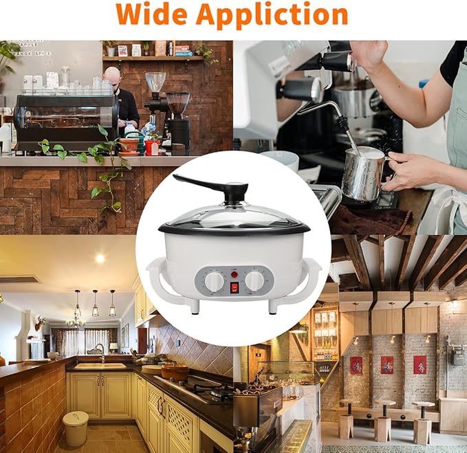 Coffee Bean Roaster Machine for Home Use Coffee Roaster Machine with Timing 110V 1200W