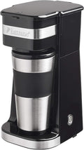 Bestron Coffee Machine with Insulated Cup Black/silver