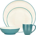 Noritake Colorwave Turquoise 4-Piece Coupe Place Setting Service for 1