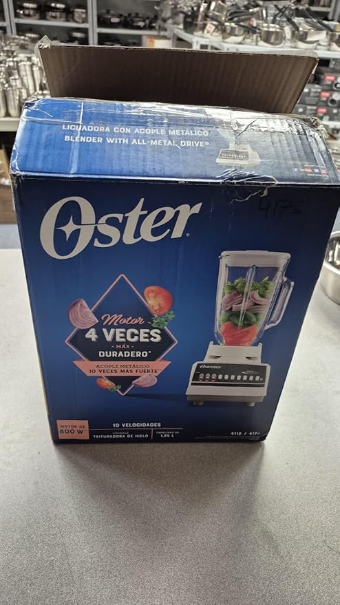 4173 10 Speed Kitchen Blender Plastic Jar 220-240 Volts