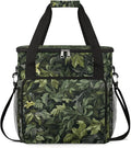 Abstract Camo Leaves Coffee Maker Carrying Bag for Keurig K-Mini or K-Mini Plus Storage Portable Coffee Maker Travel Bag