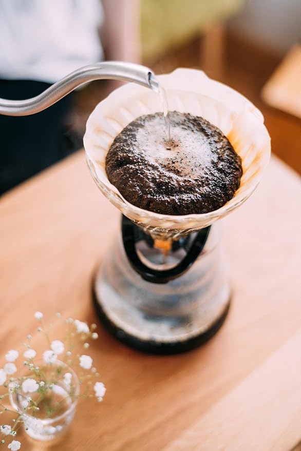 Hario V60 Glass Coffee Dripper Size 02 Black