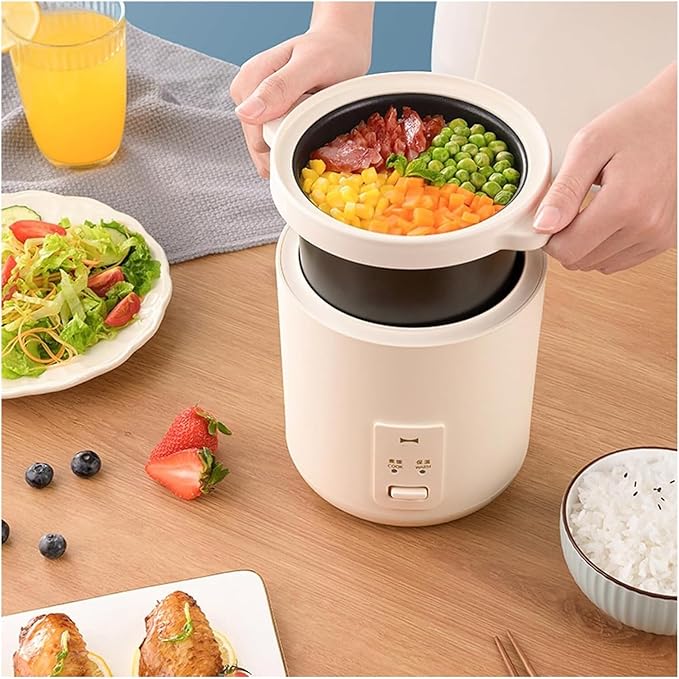Mini Rice Cooker Commercial Rice Cooker 1.2L Multi-Functional Small Rice Cooker For 1-3 People Cooking