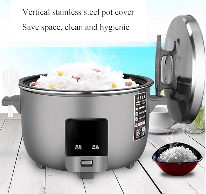 Large Capacity Rice Cooker (8L-45L) Canteen Commercial Hotel Home Old-fashioned Large Rice Cooker 8-60 PeopleUS/EU Used(28L)