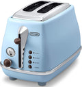 DeLonghi Pop-up toaster 「ICONA Vintage Collection」CTOV2003J-AZ (Azzurro Blue)【Japan Domestic genuine products】