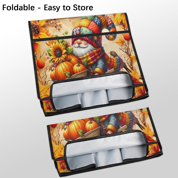 cfpolar Kitchen Aid Mixer Cover Compatible with 6-8 Quarts Sunflower Pumpkin Gnome Stand Mixer Cover Kitchen Aid Mixers Accessories Appliance Organizer Bag Dust Covers with Zipper Pocket