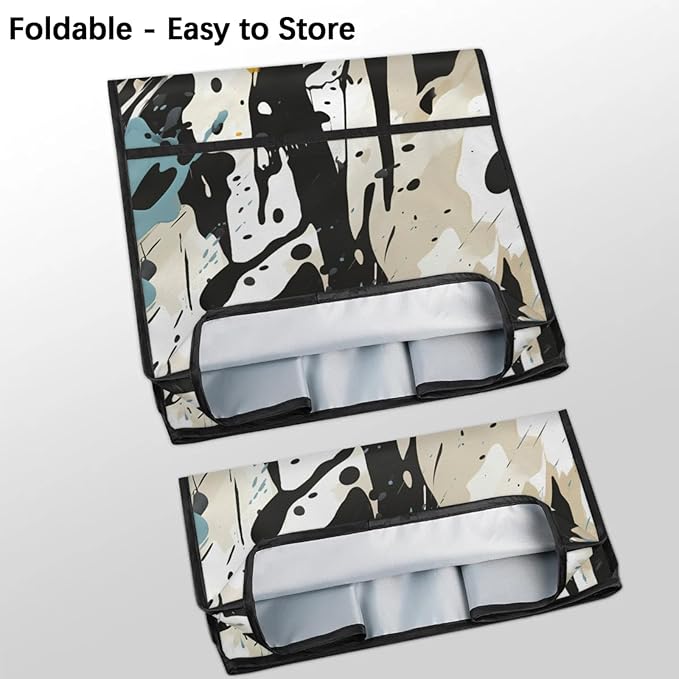cfpolar Kitchen Aid Mixer Cover Compatible with 6-8 Quarts Abstract Ink Painting Stand Mixer Cover Kitchen Aid Mixers Accessories Appliance Organizer Bag Dust Covers with Zipper Pocket
