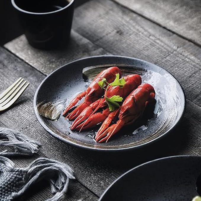 25-Piece Kitchen Dinnerware SetPorcelain Dinnerware SetsCeramics Plates and Bowls SetsBreak and ChipDish Sets Service
