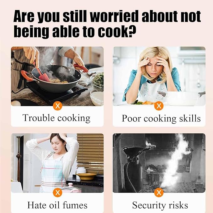Intelligent Automatic Cooking Machine with 360 Degrees Rotating and All-Round Heating Portable Automatic Stir Fry Cookerfor Home Restaurant