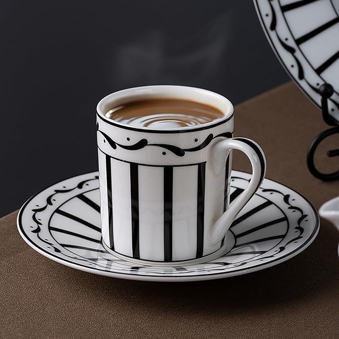 24-piece dinnerware sets dish set for 6 ceramic round plates white dinner plate set plates and cups set for housewarming party dishwasher safe lightweight daily use