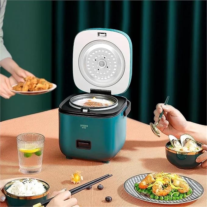 Smart Electric Rice Cooker Multicooker Mini Electric Cooking Pot Non-Stick Cooker 1-2 People Household Kitchen Appliance 220V(Side panels)
