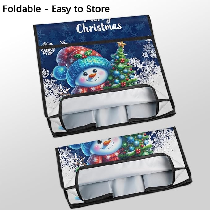 cfpolar Kitchen Aid Mixer Cover Compatible with 6-8 Quarts Christmas Tree Cute Snowman Stand Mixer Cover Kitchen Aid Mixers Accessories Appliance Organizer Bag Dust Covers with Zipper Pocket
