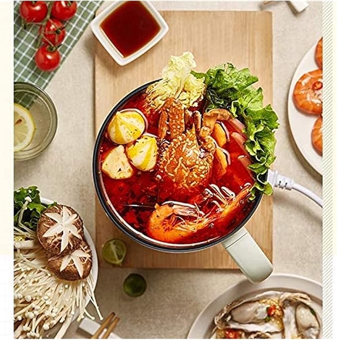 Electric Rice Cooker with Automatic Keep Warm Makes Soups Stews Grains Hot Cereals