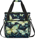 Gothic Butterfly Coffee Maker Carrying Bag Abstract Butterfly Travel Storage Bag Compatible with K-Mini or K-Mini Plus Single Serve Coffee Brewer Carrying Case with Multiple Pockets &amp Shoulder S