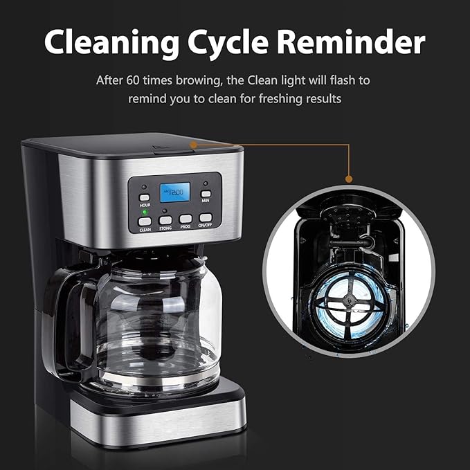 Automatic Espresso Machine Intuitive Touch Display with Glass Carafe and Permanent Filter Stainless Steel Ideal for Home Barista Stainless Steel Professional Coffee Machine Espresso