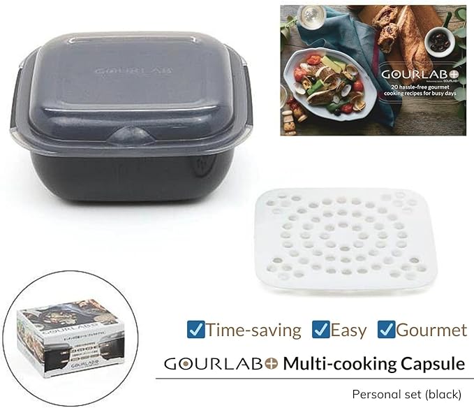Microwave Cookware | Oven cookware | Freezer Container | Multi Kitchen tool | BPA Free | Heat Resistant | Dishwasher Safe | Quick healthy waterless cooking | Easy clean | Made in Japan | IMGLB-PS