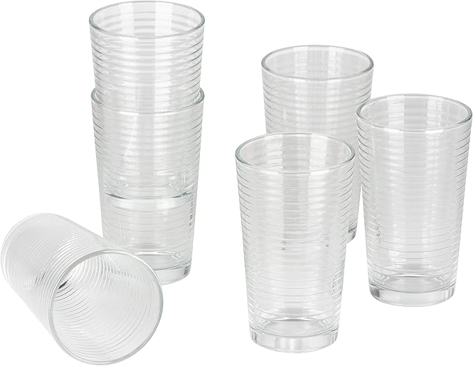 10 Strawberry Street Nova Black Round 62-Piece Dinnerware Set Service for 6