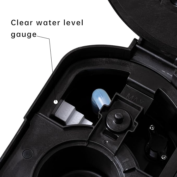 Single Serve K Cup Coffee Maker 2 in 1Machine6 to 14 0z Brew SizesAuto Shut Off&amp Reusable FilterUse Coffee Capsule&ampGroundCoffee&ampLoose Leaf TeaIced CoffeeBlack