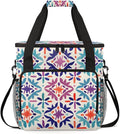 Rich Damask Coffee Maker Carrying Bag Botanic Flower Travel Storage Bag Compatible with K-Mini or K-Mini Plus Single Serve Coffee Brewer Carrying Case with Multiple Pockets &amp Shoulder Strap