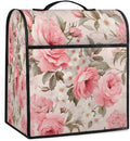 cfpolar Kitchen Aid Mixer Cover Compatible with 6-8 Quarts Flower Pink Rose Stand Mixer Cover Kitchen Aid Mixers Accessories Appliance Organizer Bag Dust Covers with Zipper Pocket