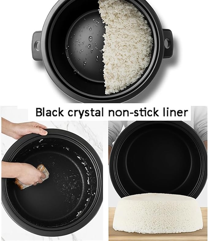 Large Rice Cooker (8L-45L) Commercial Thickened Non-stick Rice Cooker Automatic Insulation for Restaurants Canteens SchoolsUS/EU Used(8L)