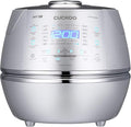 CUCKOO High Pressure Rice Cooker 10-Cup Uncooked / 20-Cup Cooked with Induction Heating Technology Large Rice Maker with 17 Menu Options and Steam Plate Voice Guide Silver (CRP-CHSS1009FN)