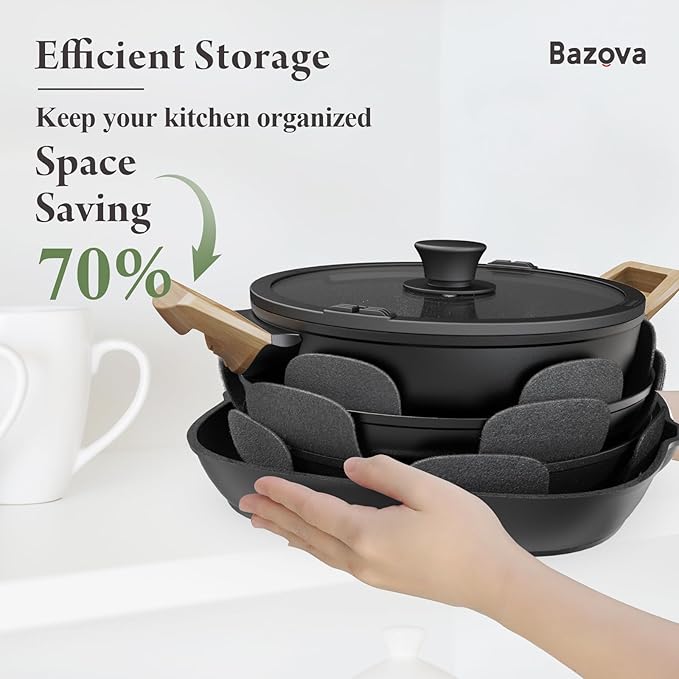 19pcs set black+24pcs set cream white