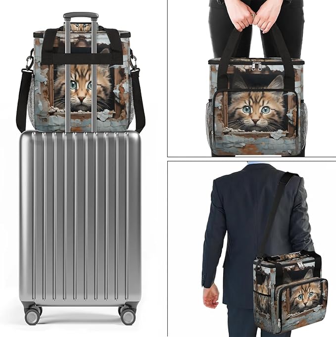 Cool Cat Coffee Maker Travel Bag for K-Mini or K-Mini Plus Single Serve Coffee Brewer Portable Storage Tote Case for Tarvel