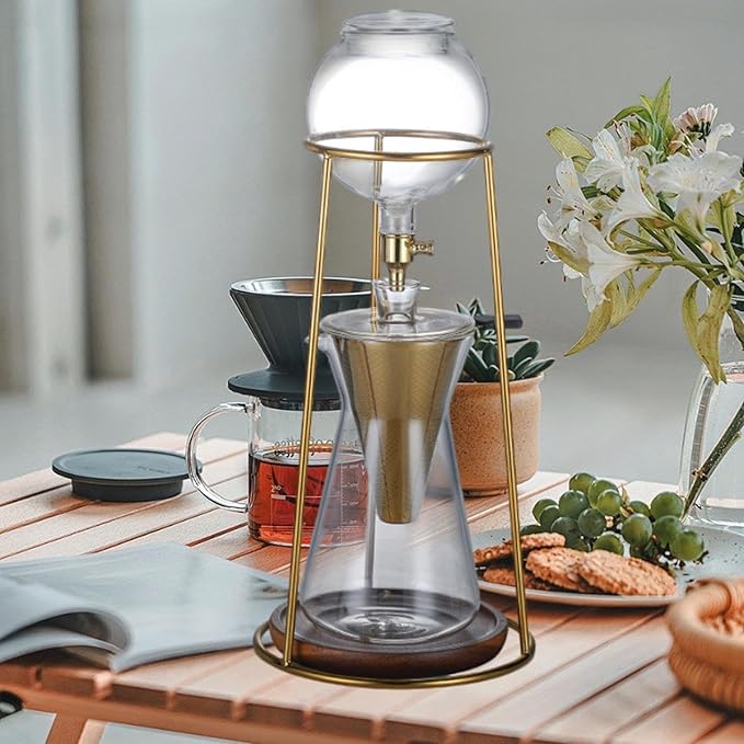 Ice Drip Coffee Maker Pot Cold Brew Coffee Dripper