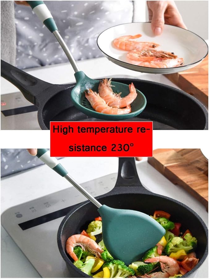 Silicone Kitchenware Set Six-piece Heat-resistant Non-stick Cookware Special Kitchenware-silicone Cookware