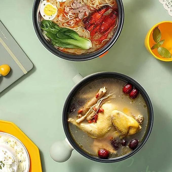 GRFIT Electric Multi Cooker Portable Rice Cookers Hotpot Saucepan Stew Heating Pan Ramen Noodles Pot for Home and Kitchen Appliance jinyi2016SHOP-1998