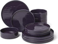 Lenox 897798 Modulus 12-Piece Dinnerware Set Nightshade
