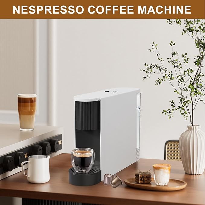 Haofy 20Bar Single Serve Coffee Brewer Capsule Coffee Machine 1200W 1 Cup Coffee Maker for Office Home