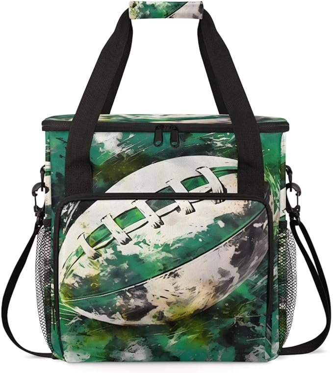 Graffiti Basketball Coffee Maker Carrying Bag Watercolor Basketball Travel Storage Bag Compatible with K-Mini or K-Mini Plus Single Serve Coffee Brewer Carrying Case with Pockets &amp Shoulder Stra