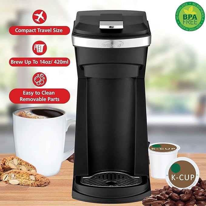 Brentwood TS-1101BK Electric Coffee Maker standard Black