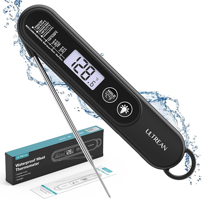 Ultrean Toaster &amp Meat Thermometer