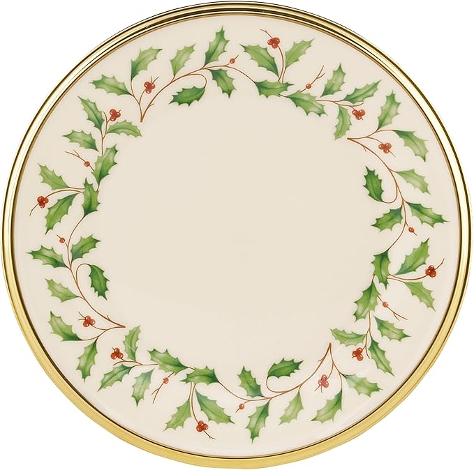 Lenox 146504020 Holiday Bread &amp Butter Plate Christmas Dinnerware