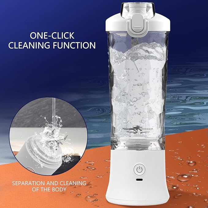 600ml Electric Blenders USB Rechargeable Juicer Household Fruit Juicing Cup Milkshakes Machine Portable Blender