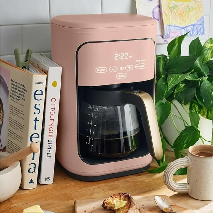 Coffee Maker 14-Cup Programmable Drip Coffee Maker with Touchscreen Controls Auto Shut-Off and Keep Warm Function