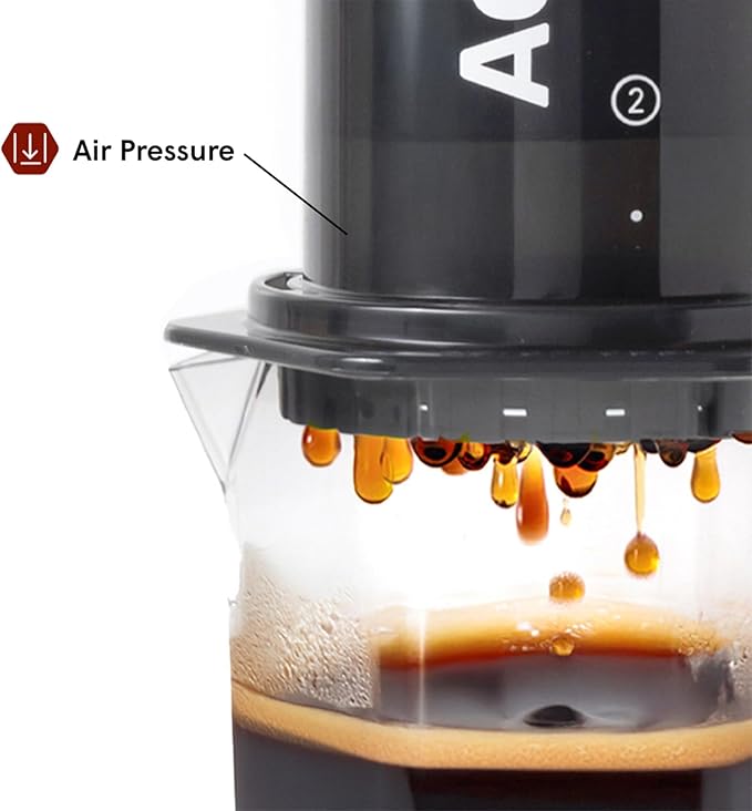 AeroPress Original XL Coffee Press All-in-One Large French Press Pour-Over &amp Espresso Style Manual Brewer 2 Min Brew for Less Bitterness More Flavor Portable Coffee Maker Travel &amp Campin