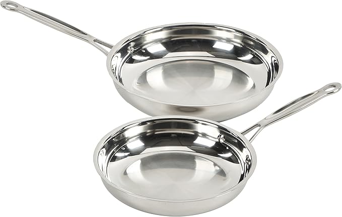 Cuisinart 77-11G Stainless Steel 11-Piece Set Chef's-Classic-Stainless-Cookware-Collection &amp CTG-00-3MS Set of 3 Fine Set of Mesh Strainers 1 Stainless Steel
