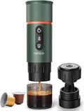 Portable Espresso Coffee Maker Travel Coffee Maker for Camping 20 Bar Self‑Heating Rechargeable with USB-C with NS Capsule for Car/Travel/Camping