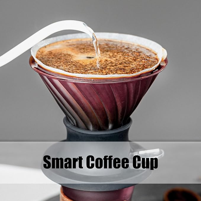 Cold Brew Coffee Maker with Detachable Silicone Base Color Coffee Decoration Set Homes Kitchen Essential