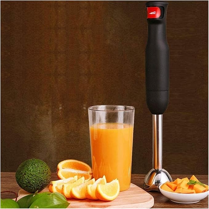 500 Watt Immersion Multi-Purpose Hand Blender Heavy Duty Copper Motor Brushed 304 Stainless Steel With Whisk Milk Frother Attachments